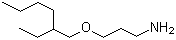 2-Ethylhexyloxypropylamine molecular structure (CAS 5397-31-9)