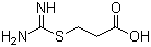 3-Isothioureidopropionic acid  molecular structure (CAS 5398-29-8)