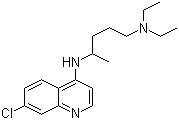 CAS # 54-05-7, Chloroquine, 4-(4-Diethylamino-1-methylbutylamino)-7-chloroquinoline