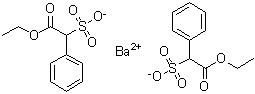 CAS # 5401-28-5, Phenyl(sulfonyl)acetic acid monoethyl ester barium salt, NSC 3650