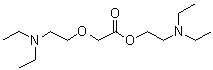 CAS # 5402-56-2, 2-[2-(Diethylamino)ethoxy]acetic acid 2-(diethylamino)ethyl ester, NSC 5141
