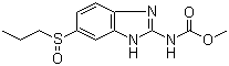 structure of CAS# 54029-12-8, Albendazole S-oxide
