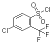 structure of CAS# 54090-42-5, 4-Chloro-2-(trifluoromethyl)benzenesulfonyl chloride