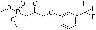 CAS # 54094-19-8, Dimethyl [2-oxo-3-[3-(trifluoromethyl)phenoxy]propyl]phosphonate, 1-dimethoxyphosphoryl-3-[3-(trifluoromethyl)phenoxy]propan-2-one