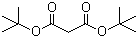 CAS # 541-16-2, Di-tert-Butyl malonate, Bis(1,1-dimethylethyl) malonate, Malonic acid di-tert-butyl ester