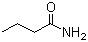 CAS # 541-35-5, Butyramide, n-Butyramide