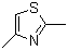 2,4-Dimethylthiazole molecular structure (CAS 541-58-2)