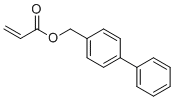 CAS # 54140-58-8, [1,1'-Biphenyl]-4-ylmethyl acrylate, (4-phenylphenyl)methyl prop-2-enoate