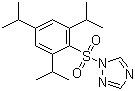 structure of CAS# 54230-60-3, 1-[[2,4,6-Tris(isopropyl)phenyl]sulphonyl]-1H-1,2,4-triazole