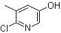 structure of CAS# 54232-03-0, 6-氯-5-甲基吡啶-3-醇