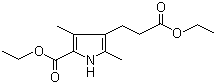 structure of CAS# 54278-10-3, Ethyl 2,4-dimethyl-5-(ethoxycarbonyl)-3-pyrrolepropionate