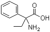 structure of CAS# 5438-07-3, 2-氨基-2-苯基丁酸