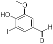 structure of CAS# 5438-36-8, 5-Iodovanillin
