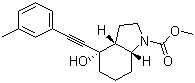 CAS # 543906-09-8, (3aR,4S,7aR)-Octahydro-4-hydroxy-4-[2-(3-methylphenyl)ethynyl]-1H-indole-1-carboxylic acid methyl ester