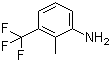 structure of CAS# 54396-44-0, 2-甲基-3-三氟甲基苯胺
