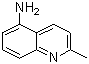 CAS # 54408-50-3, 5-Aminoquinaldine, 5-Amino-2-methylquinoline