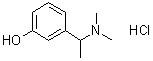 3-[1-(Dimethylamino)ethyl]phenol hydrochloride molecular structure (CAS 5441-61-2)