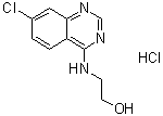CAS # 5442-05-7, 2-[(7-Chloro-4-quinazolinyl)amino]ethanol monohydrochloride