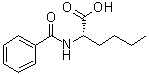 structure of CAS# 54430-46-5, N-Benzoyl-L-norleucine