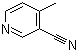 CAS # 5444-01-9, 3-Cyano-4-methylpyridine, 3-Cyano-4-picoline