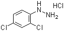 2,4-Dichlorophenylhydrazine hydrochloride molecular structure (CAS 5446-18-4)