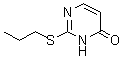 CAS # 54460-95-6, 2-(Propylthio)-4(3H)-pyrimidinone, 2-Propylsulfanylpyrimidin-4-ol