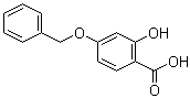 2-Hydroxy-4-(benzyloxy)benzoic acid molecular structure (CAS 5448-45-3)