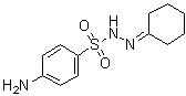 4-Aminobenzenesulfonic acid cyclohexylidenehydrazide molecular structure (CAS 5448-65-7)