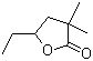 CAS # 54491-23-5, 2,2-Dimethyl-4-hexanolide, 5-Ethyldihydro-3,3-dimethyl-2(3H)-furanone