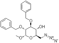CAS # 54522-58-6, Methyl 6-azido-6-deoxy-2,3-bis-O-(phenylmethyl)-alpha-D-glucopyranoside
