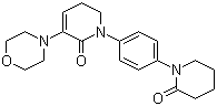 structure of CAS# 545445-44-1, 5,6-Dihydro-3-(4-morpholinyl)-1-[4-(2-oxo-1-piperidinyl)phenyl]-2(1H)-pyridinone