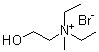 CAS 登录号：5455-95-8, N,N-二乙基-2-羟基-N-甲基乙铵溴化物