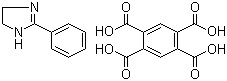 CAS # 54553-90-1, 2-Phenyl-2-imidazoline pyromellitate, 4,5-Dihydro-2-phenyl-1H-imidazole 1,2,4,5-benzenetetracarboxylate