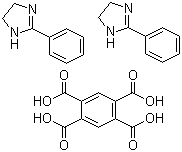 CAS # 54553-91-2, Pyromellitic acid di(2-phenyl-2-imidazoline) salt, Benzene-1,2,4,5-tetracarboxylic acid 4,5-dihydro-2-phenyl-1H-imidazole (1:2)
