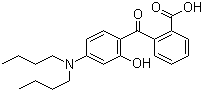 CAS 登录号：54574-82-2, 2-(4-二丁基氨基-2-羟基苯甲酰基)苯甲酸