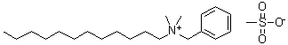 CAS # 5459-84-7, (Benzyl)dimethyldodecylammonium methylsulfonate, NSC 9658