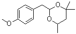 CAS # 5459-92-7, 2-[(4-Methoxyphenyl)methyl]-4,4,6-trimethyl-1,3-dioxane, NSC 6269