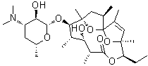 CAS # 546-57-6, Erythralosamine, 3-O-De(2,6-dideoxy-3-C-methyl-3-O-methyl-alpha-L-ribo-hexopyranosyl)-10,11-didehydro-9-deoxo-6,11,12-trideoxy-6,9:9,12-diepoxy-erythromycin
