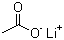 Lithium acetate molecular structure (CAS 546-89-4)