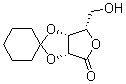 CAS 登录号：546141-19-9, 2,3-O-环己基亚基-L-来苏糖酸 gamma-内酯