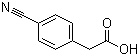 structure of CAS# 5462-71-5, 4-氰基苯乙酸