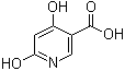 CAS # 5466-62-6, 4,6-Dihydroxynicotinic acid, 2,4-Dihydroxy-5-carboxypyridine, 5-Carboxy-4-hydroxy-2-pyridone, NSC 25748, NSC 26363
