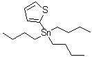 CAS # 54663-78-4, Tributyl(2-thiophenyl)tin, 5-(Tributylstannyl)thiophene, Tri-n-butyl-2-thienyltin, Tributyl(2-thienyl)tin, Tributyl(2-thiophenyl)tin, Tributyl(thiophen-2-yl)stannate, Tributyl(thiophene-2-yl)stannane, Tributylthiophen-2-ylstannane