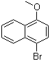 structure of CAS# 5467-58-3, 1-溴-4-甲氧基萘