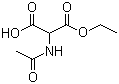 structure of CAS# 54681-67-3, 2-(乙酰氨基)丙二酸单乙酯