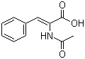 structure of CAS# 5469-45-4, 2-(Acetylamino)-3-phenyl-2-propenoic acid