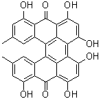 CAS # 548-03-8, Protohypericin, 1,3,4,6,8,15-Hexahydroxy-10,13-dimethyldibenzo[a,o]perylene-7,16-dione
