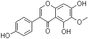 structure of CAS# 548-77-6, 鸢尾黄素
