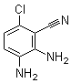 2,3-Diamino-6-chlorobenzonitrile molecular structure (CAS 548457-80-3)