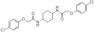 CAS # 548470-11-7, N,N'-1,4-Cyclohexanediylbis[2-(4-chlorophenoxy)acetamide]
